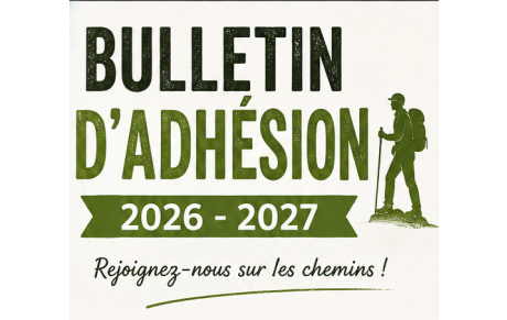 Le bulletin d'adhésion 2026-2027 est en ligne